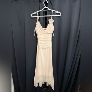 Ruby Rox Light Yellow V Neck Spaghetti Strap Dress Size M